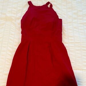 Lauren James Vibrant Red Mini Dress